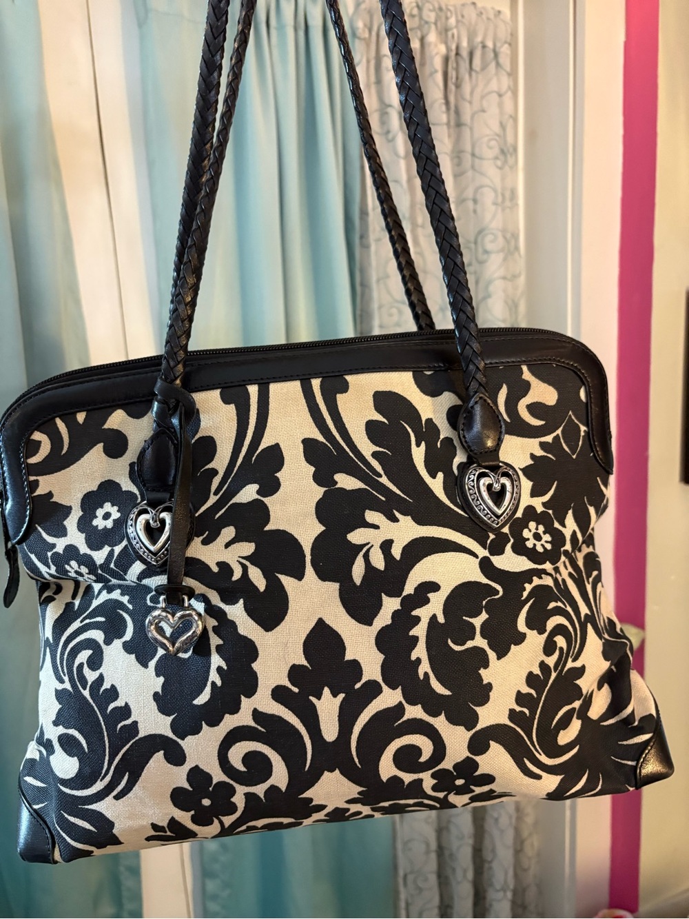 Brighton Mevelyn Fabric Signature Jacquard Tote /Weekender